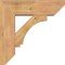 Ekena Millwork Imperial Slat Smooth Bracket w/ Offset Brace, Western Red Cedar, 7 1/2"W x 24"D x 24"H BKT0806X24X24IMP06SWR - alternate 4